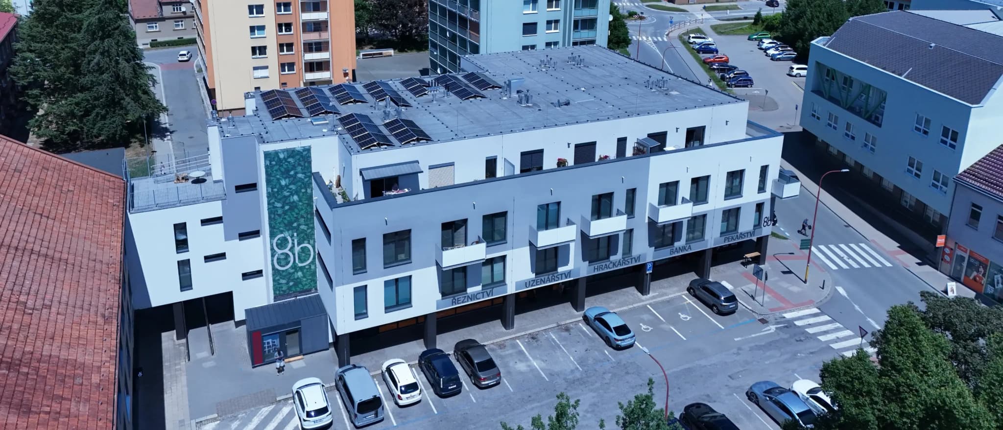Rezidence 8b – hlavní pohled na projekt
